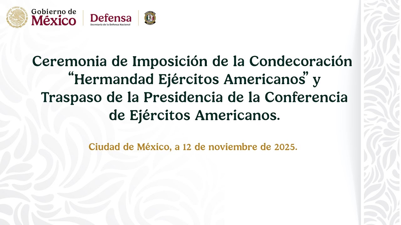 Ceremonia de Imposici&oacute;n de la Condecoraci&oacute;n &ldquo;Hermandad Ej&eacute;rcitos Americanos&rdquo;.