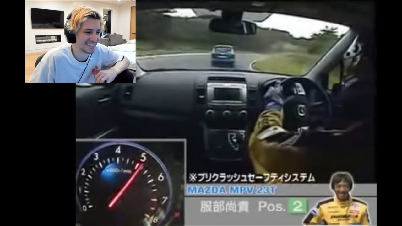xQc Reacts to Japanese Track Racing