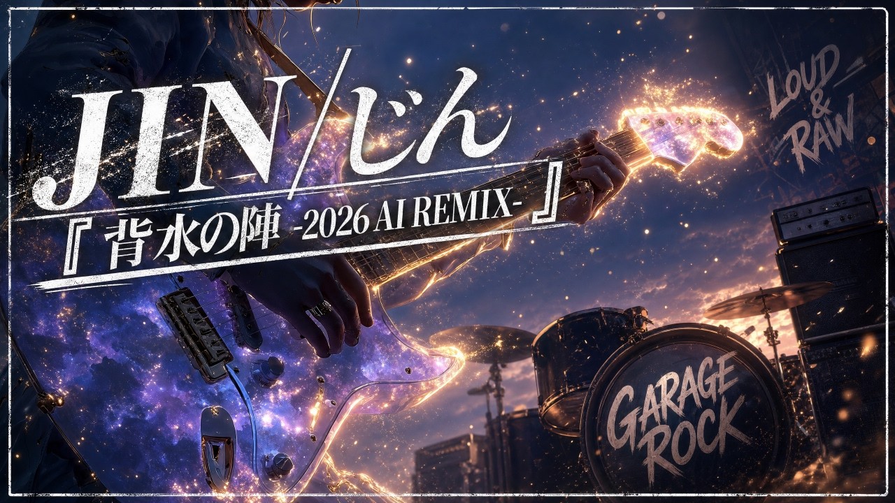 JIN『背水の陣 -2026 AI REMIX-』