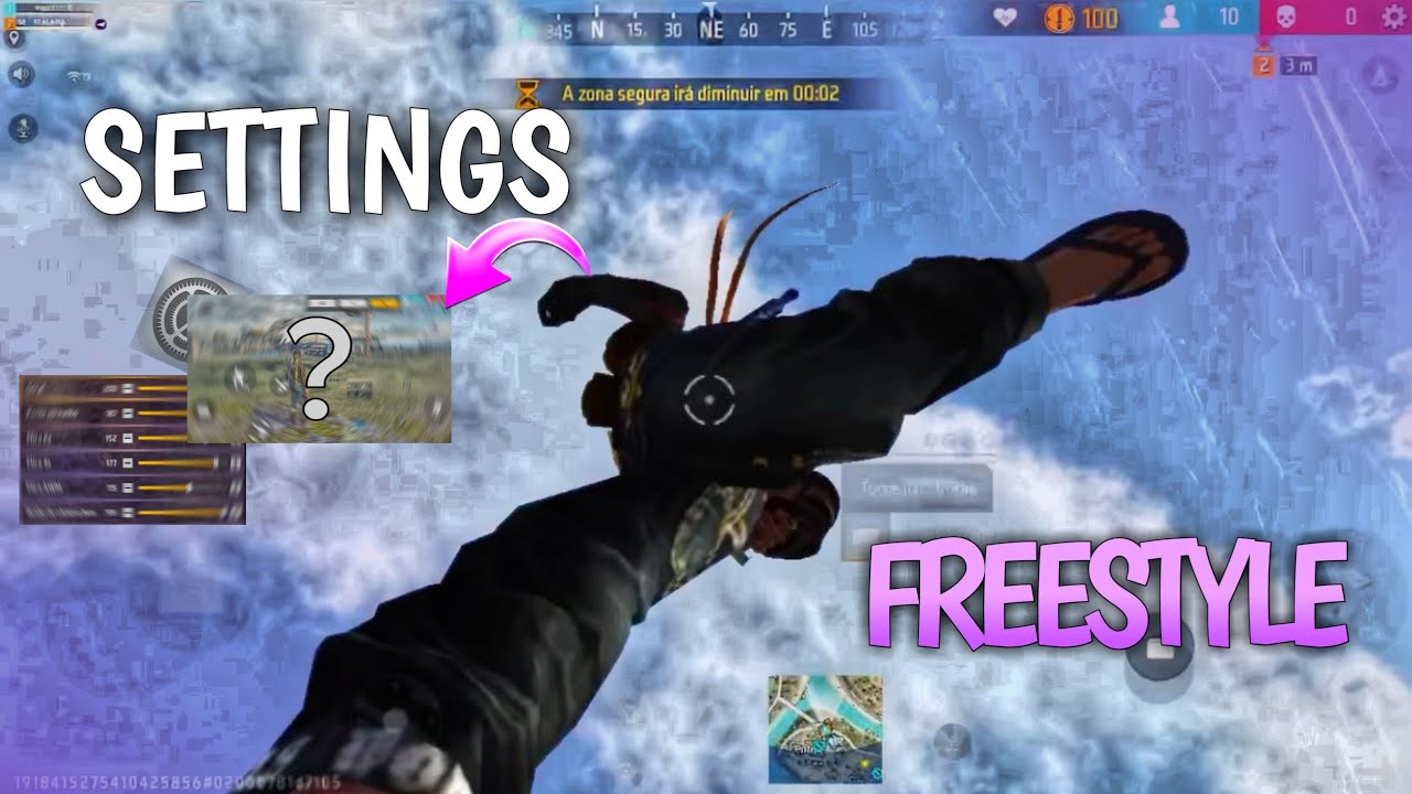 Settings Freestyle ⚙️☠️ | 100% Skills HeadShot 🇧🇷🔥 Free Fire Highlights