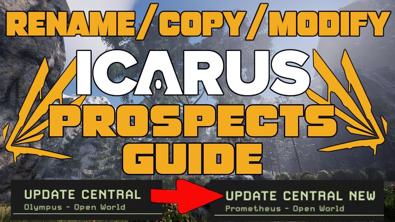 Как переименовать, изменить и скопировать объекты Icarus Prospects! Руководство по Icarus Prospects