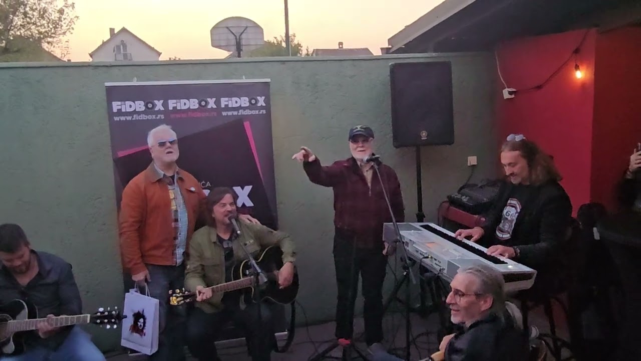 ALEN ISLAMOVIĆ, ŽIKA I DRAGI JELIĆ - CRNI LEPTIR (Acoustic Live, Fidbox Video)