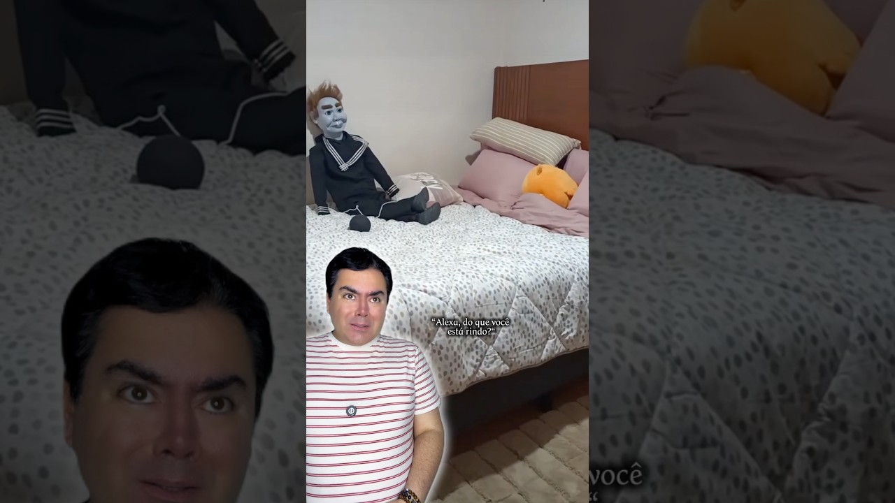 UMA ALEXA QUE COMUNICA COM UM BONECO POSSU&Iacute;DO 😱😱#shorts
