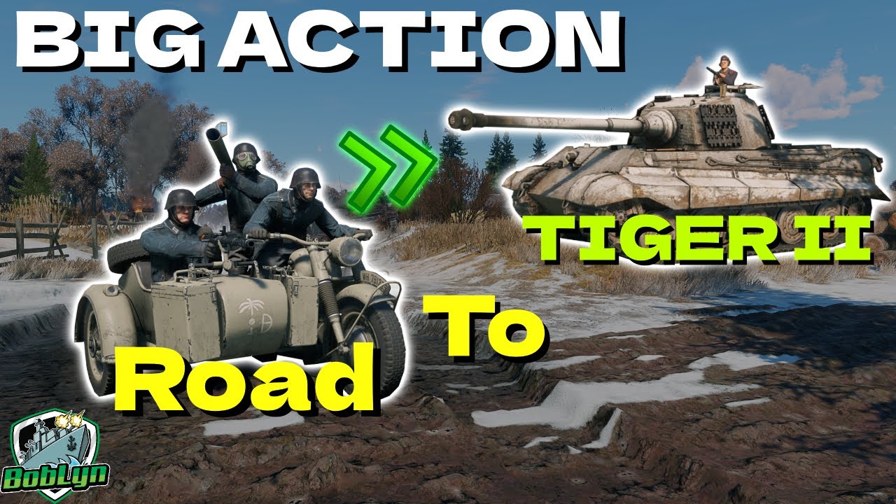I Had To Game End Everyone - Grinding The Tiger II In BIG ACTION │Enlisted Moscow Massive Battles