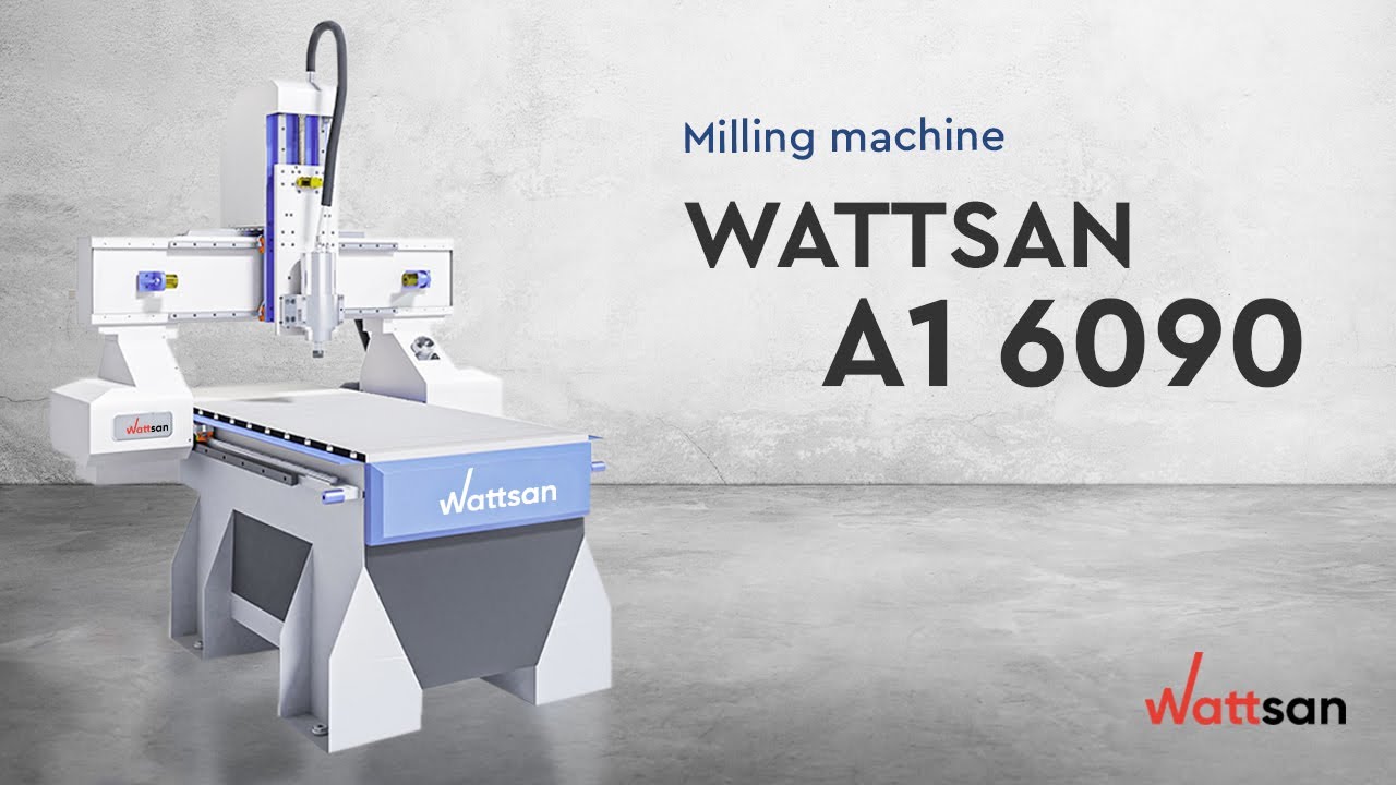 Wattsan A1 6090 milling machine - wood,plywood,particleboard,aluminum,copper,acrylic,plexiglass