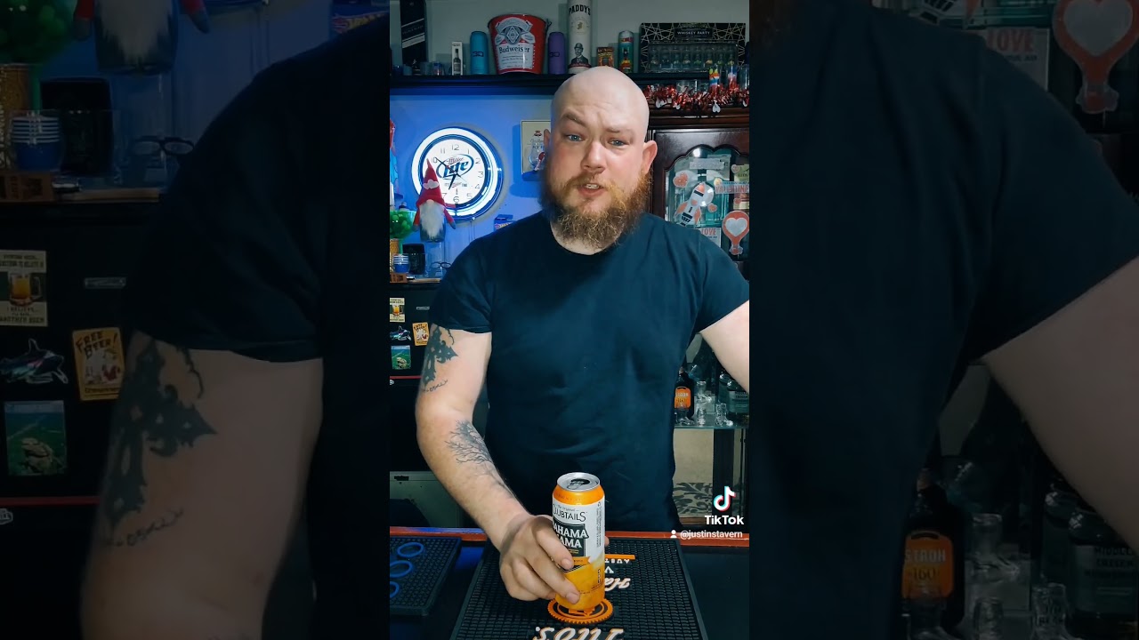LETS TRY CLUBTAILS BAHAMA MAMA!!!!#clubtails #bahamamama #malt #booze #viral #growth #shorts