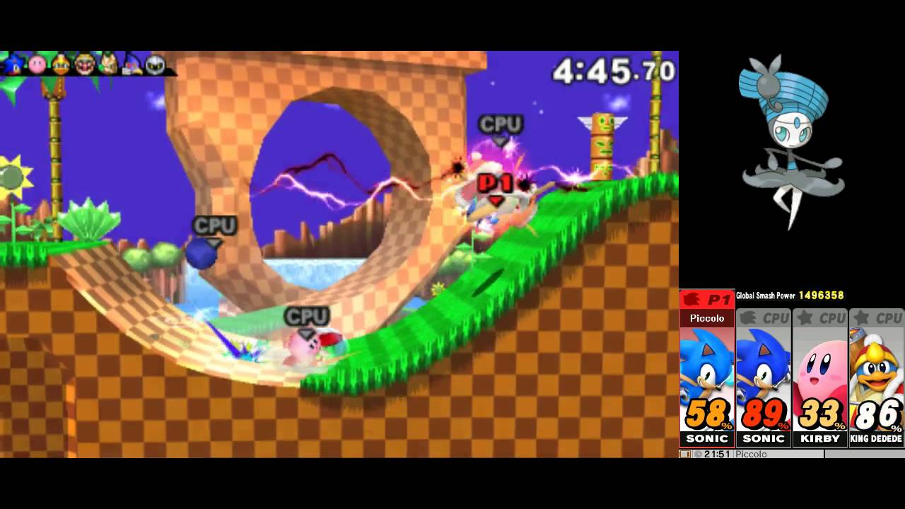 Super Smash Bros. 4 3DS: All-Star Mode with Sonic (Hard Difficulty)