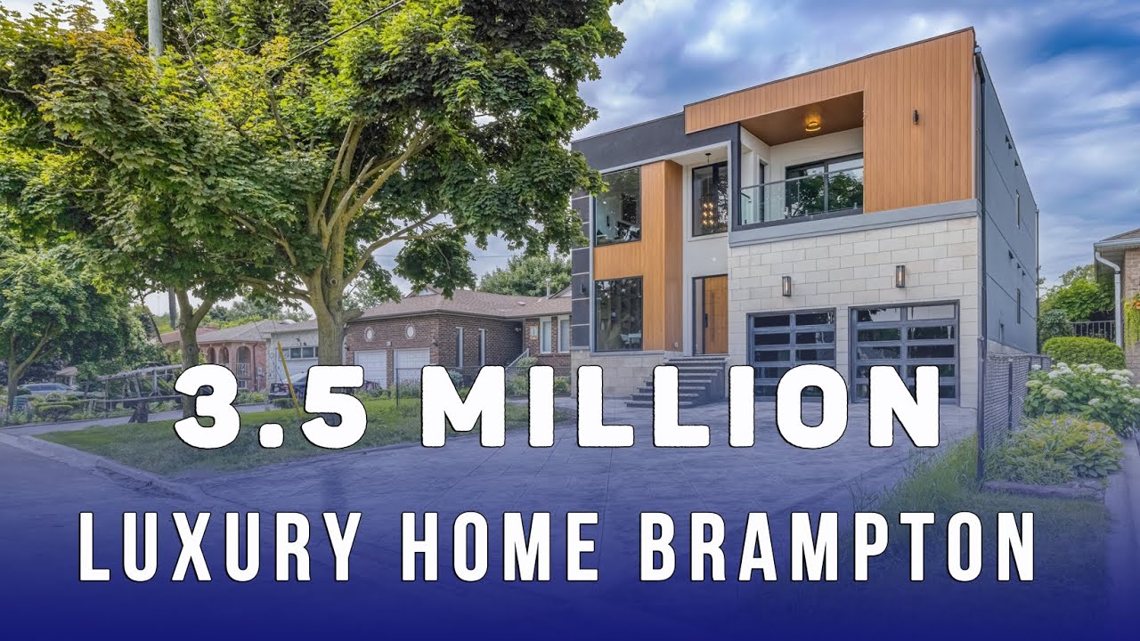 Inside the MOST EXPENSIVE and Luxury Home in Brampton! For Sale 47 MOORE STREET | Virtual Tour