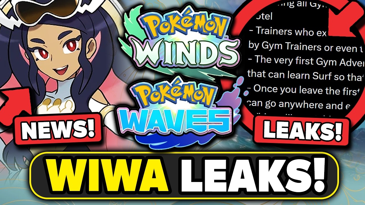 Утекла новая информация! Приключения в спортзале Winds & Waves, обновления Pokemon Champions и мн...