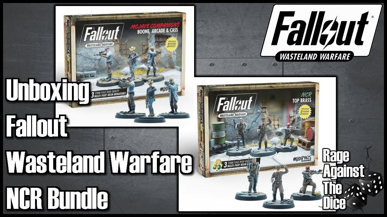 Unboxing Fallout Wasteland Warfare NCR Bundle