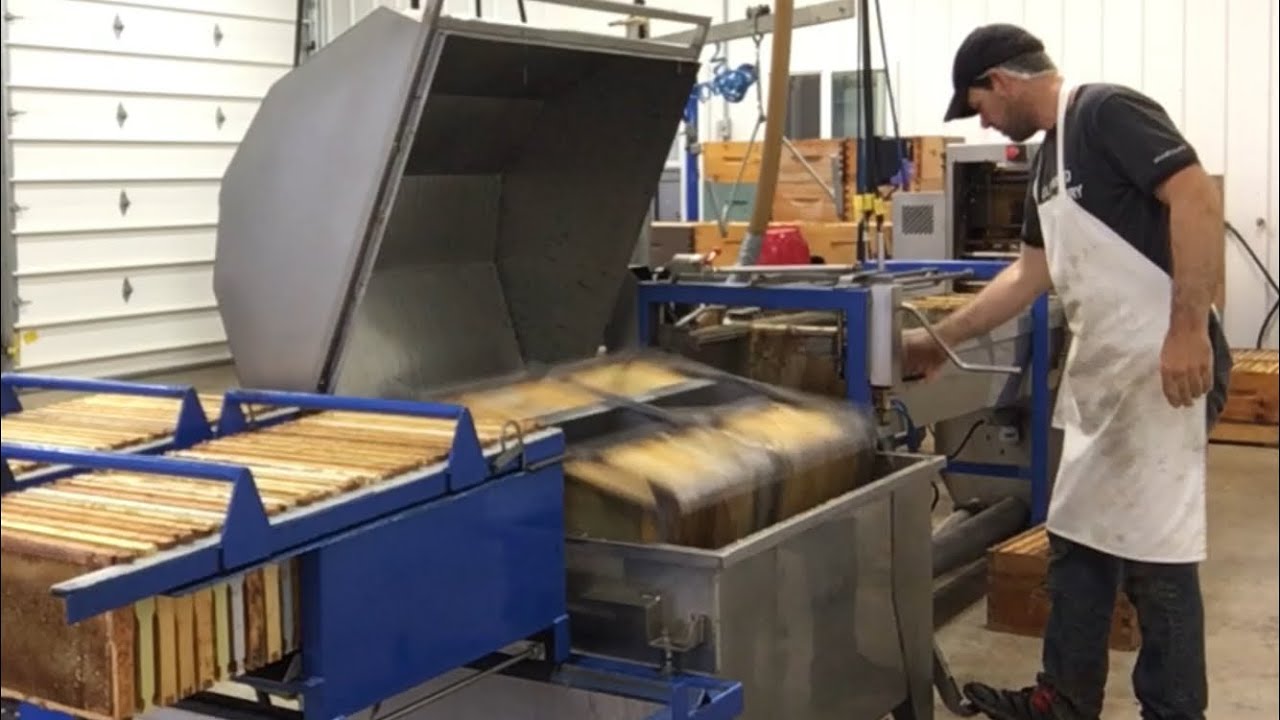 The honey house uncut, last day of extraction 09/12/2019