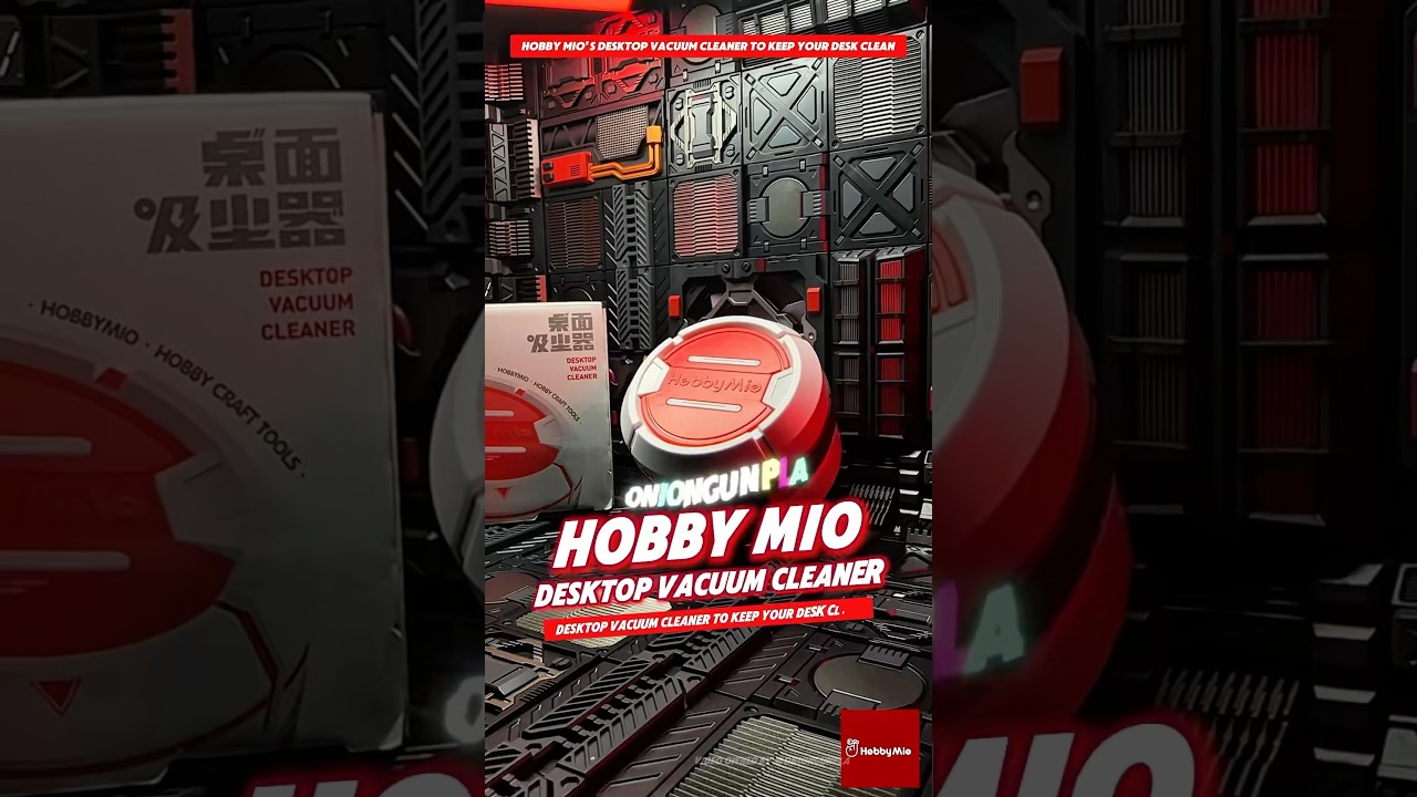 Hobby Mio's Desktop Vacuum Cleaner. 🧹 #gunpla #gundam #hobbytools #hobbymio #modelkit