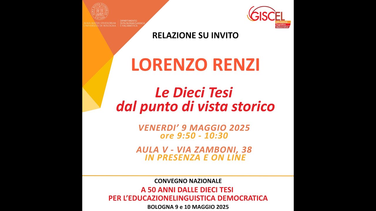 Le Dieci Tesi dal punto di vista storico