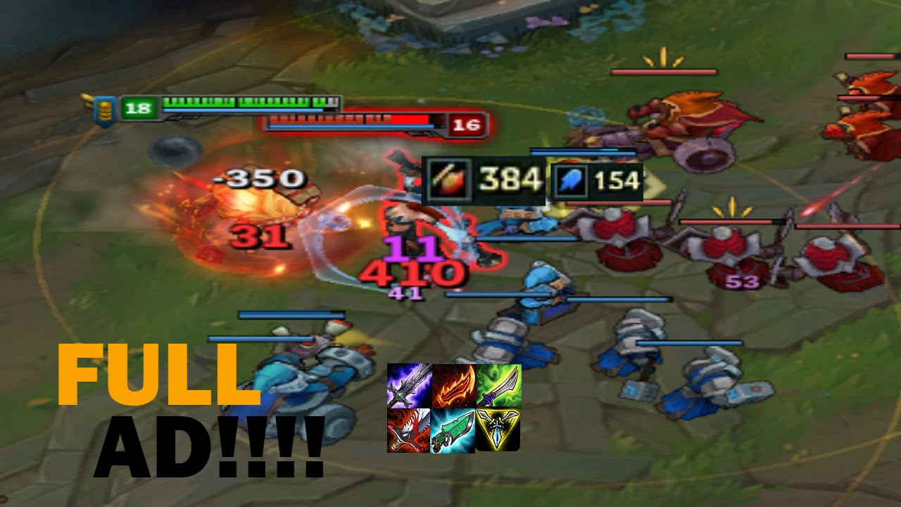 FULL AD Heimerdinger - 450 Damage Auto-Attack!! Epic or Fail build?? ( League Of Legends)