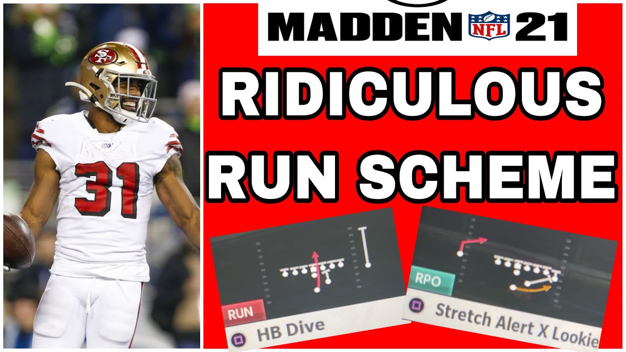 MADDEN 21- RIDICULOUS RUN SCHEME😳STRONG TIGHT AND STRONG H WING ARE BEST RUN SCHEME IN MADDEN 21😈