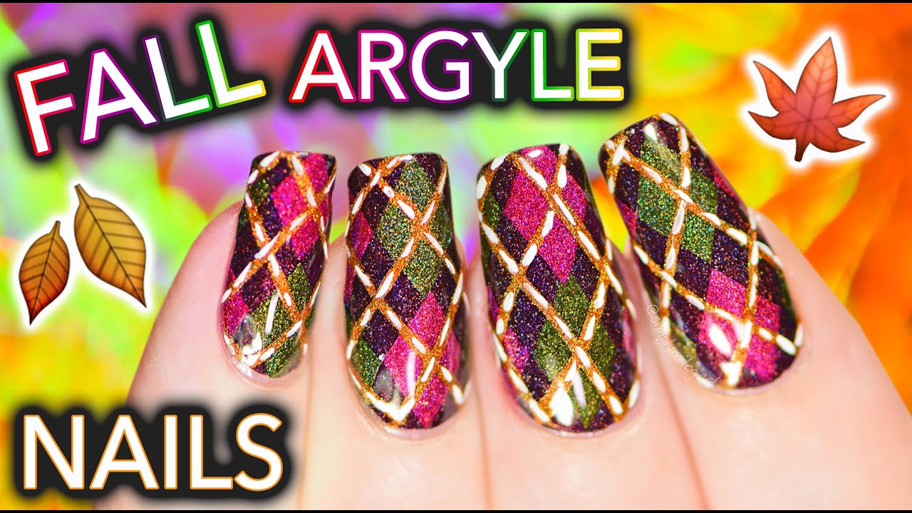 Classic Betch Argyle Nails for Fall