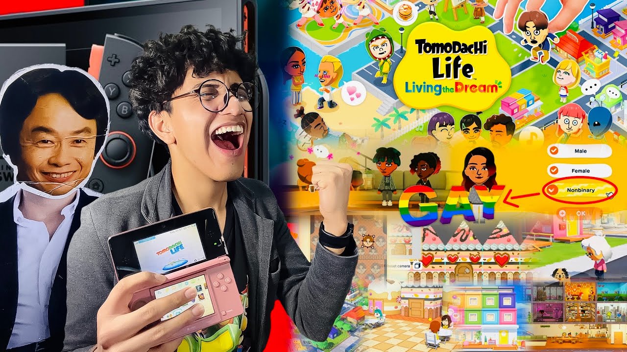 LLEGARON LOS GAYS A TOMODACHI! - Reaccion Tomodachi Life Direct, Parejas LGBT, Edificos y Mascotas