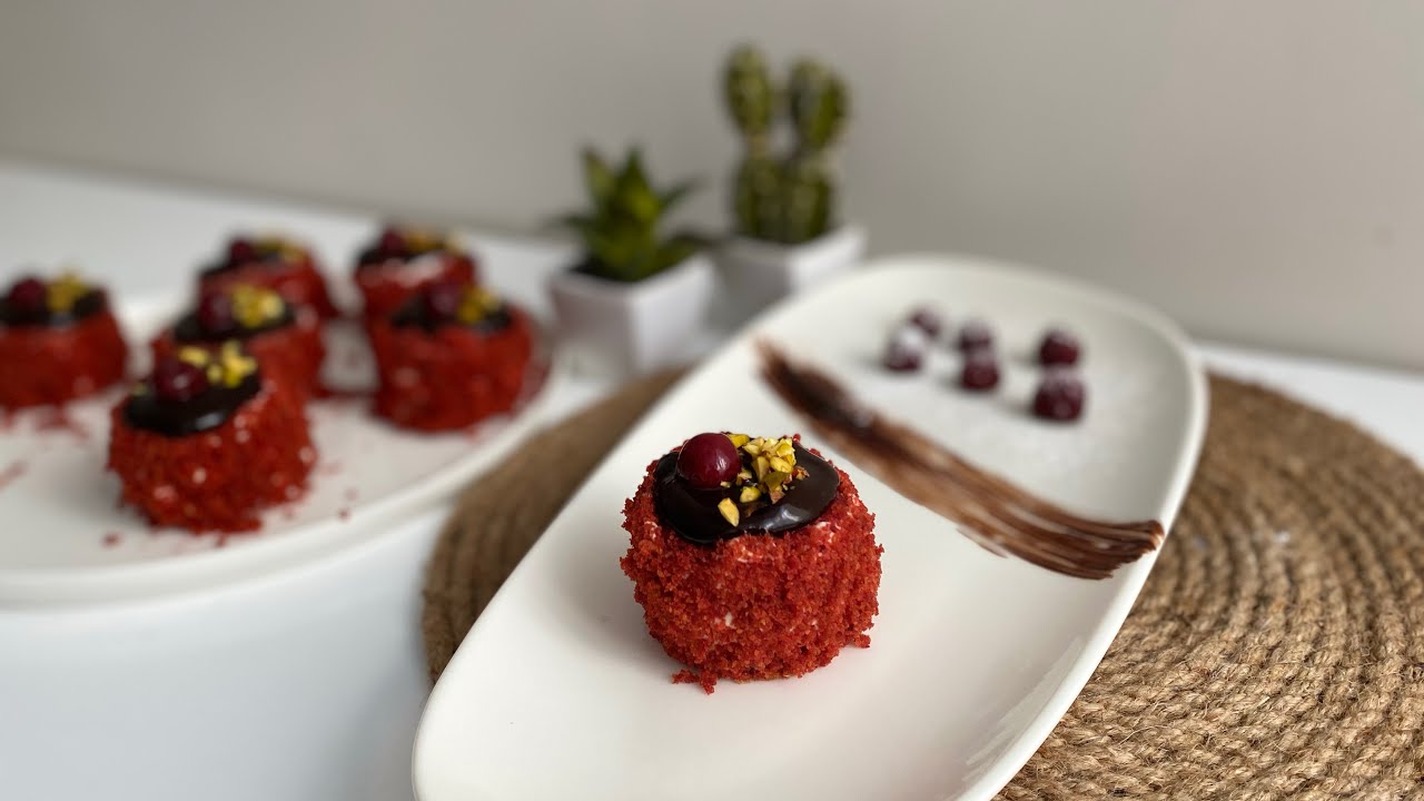 KIRMIZI PANCARLI MİNİ PASTA 💯 Çocuklara pancar yediren kek | Red Velvet Cake