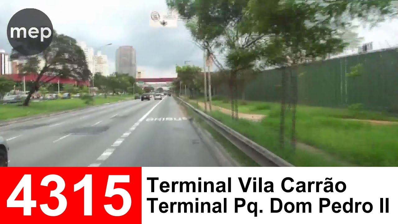 Linha 4315-10 - Term Carrão - Term Pq Dom Pedro II