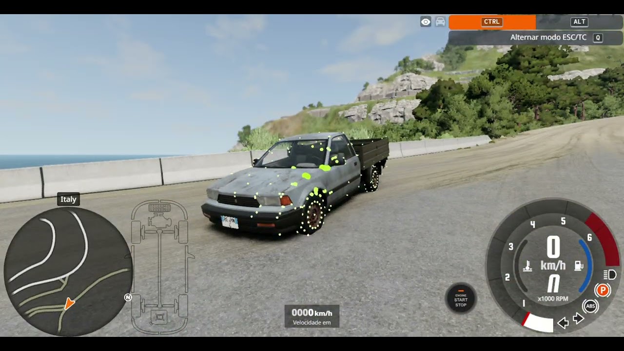 BeamNG drive: fazendo drift com carros