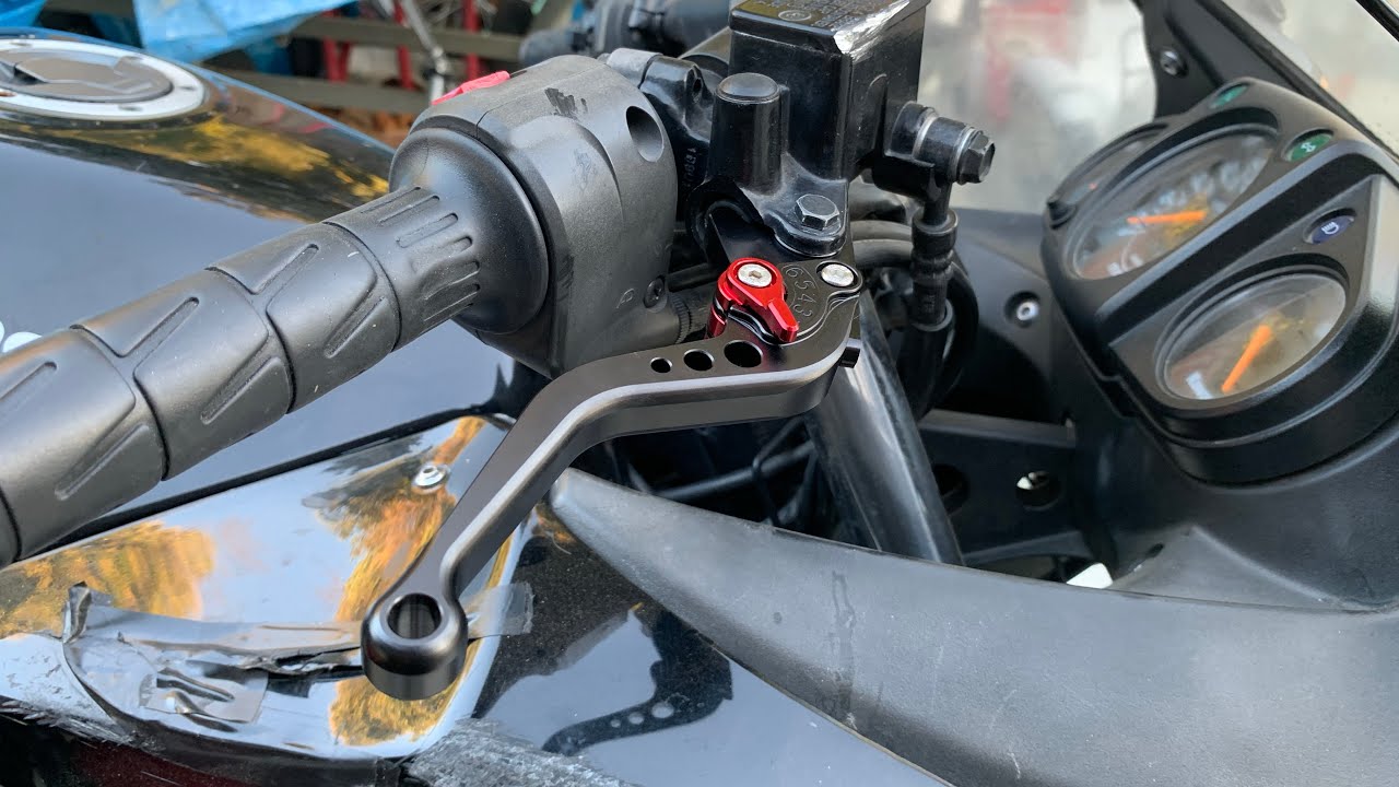 Installing aftermarket levers on a ninja 250r
