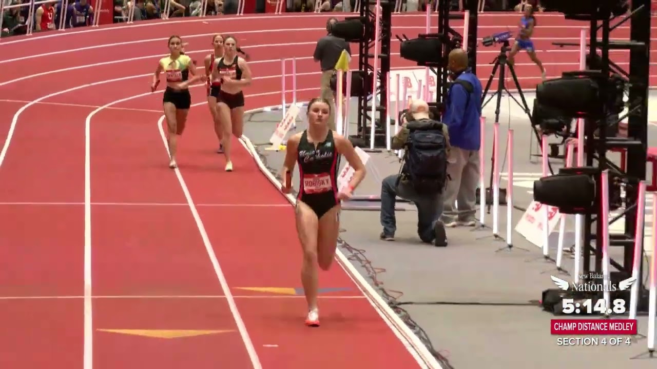 Union Catholic Destroys HS DMR Record at New Balance Nationals Indoor [Full Race Replay]