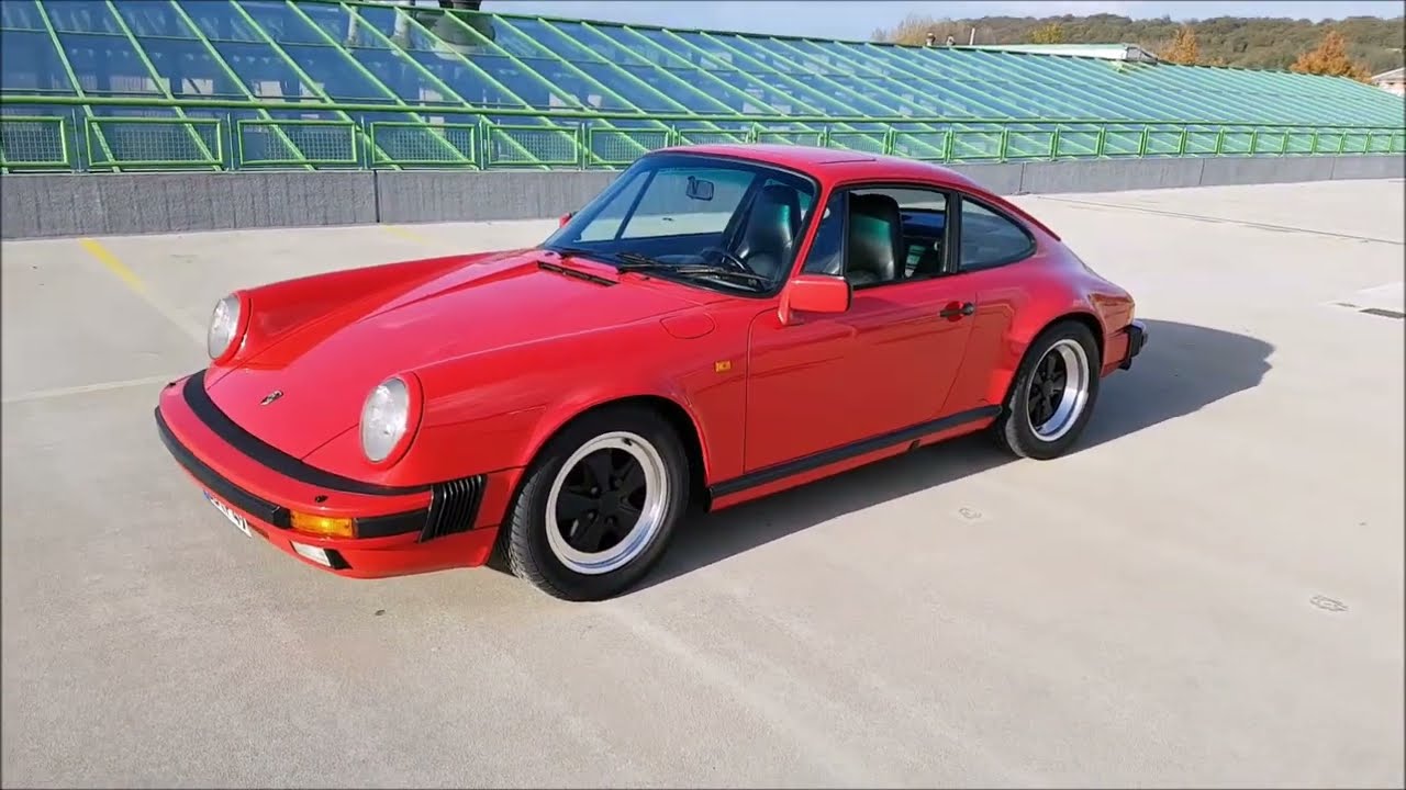 Porsche 911 Carrera 3.2 Coupe  indischrot  Bj.1989