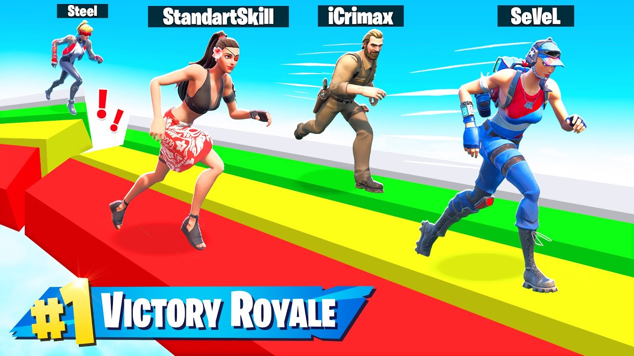 Race Deathrun (100.000 V-Bucks) gegen Standartskill, iCrimax und Steelbree
