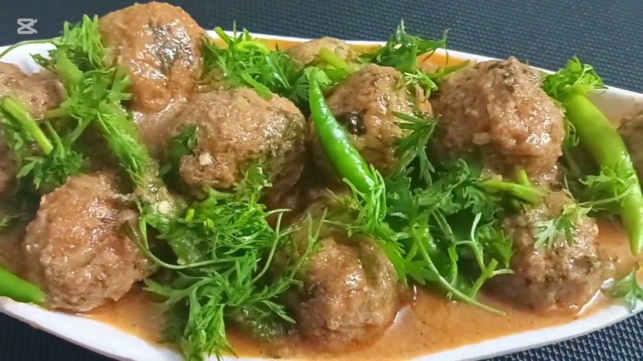 Afghani Chicken Kofta Gravy.Malai Chicken Kofta Gravy.Afghan  Chicken Kofta Recipe. 