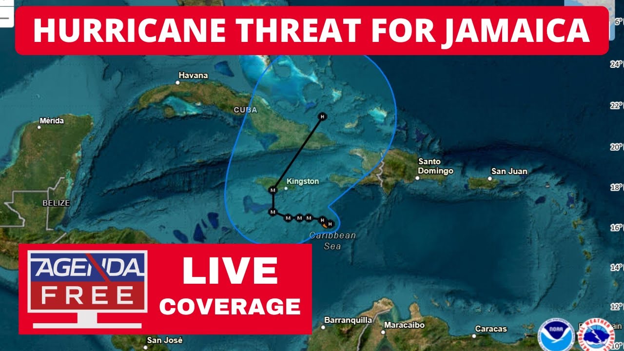 Hurricane Threat for Jamaica - LIVE Breaking News Coverage (Tropical Storm Melissa)