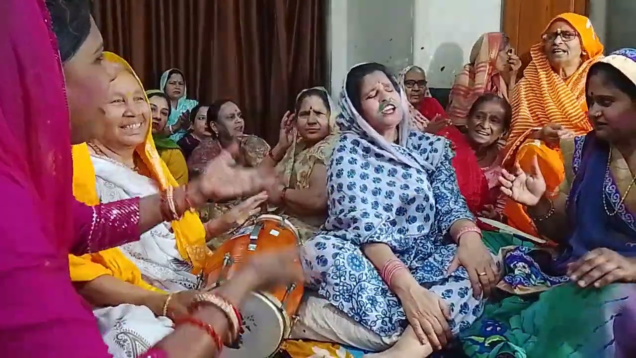 🏵️मन हो जा🏵️दीवाना रे राम जी के चरणों में💯सभी सखियों ने एक साथ मिलकर किया कीर्तन