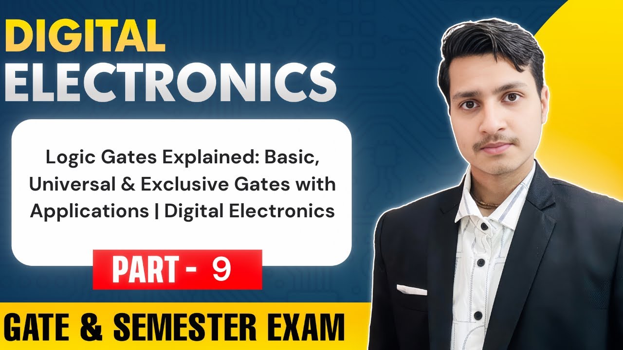 Logic Gates Explained: Basic, Universal & Exclusive Gates with Applications | Digital Electronics