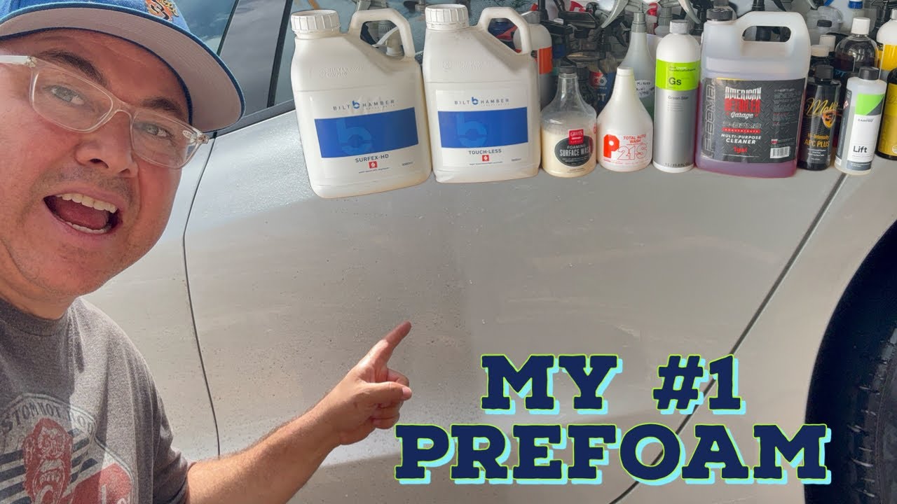 Which Pre-Foam Works Best For Me.  Testing 8 Different Products/ Car Washing/ Car Cleaning
