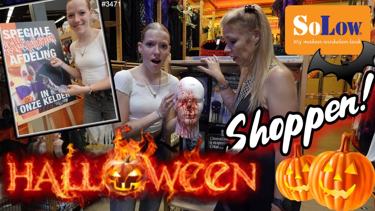 HALLOWEEN SHOPPEN bij de SOLOW, zijn ze er AL KLAAR VOOR? #3471