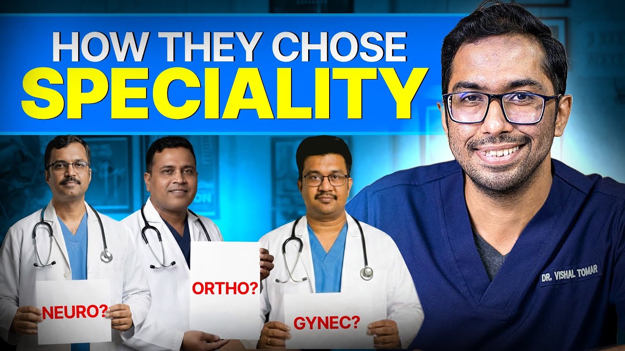 I Asked 3 Top Doctors BEST Way to Choose Speciality After MBBS (Money, Life & Career)