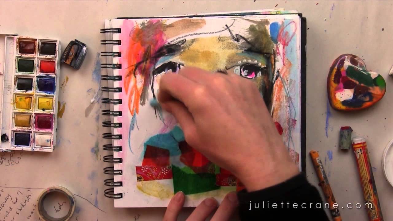 FACES &ndash; Mixed Media Portraits