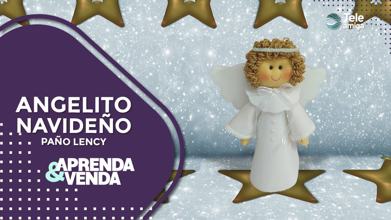 ANGELITO NAVIDEÑO - PAÑO LENCY en Aprenda y Venda - Teleamiga