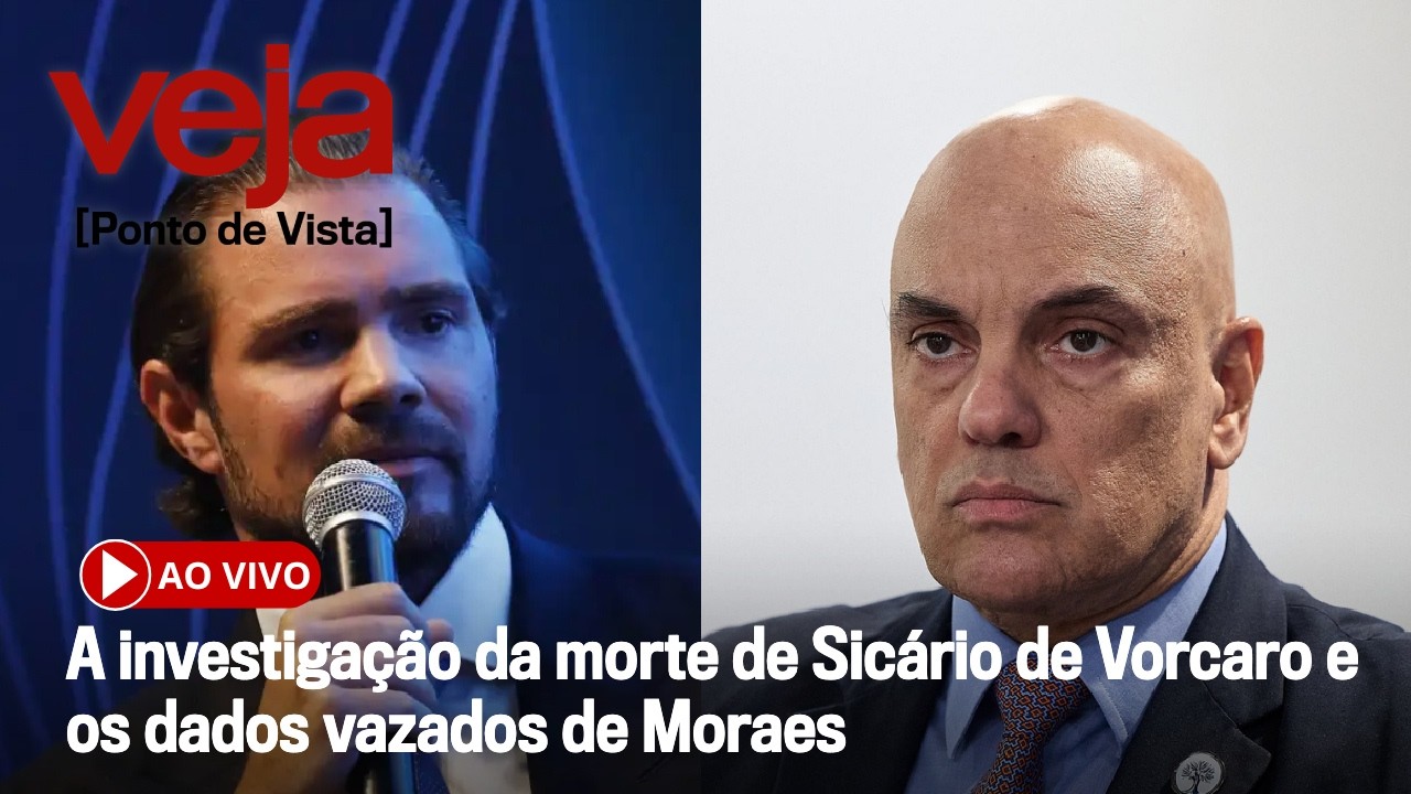 AO VIVO: A investigação da morte de Sicário de Vorcaro e os dados vazados de Moraes