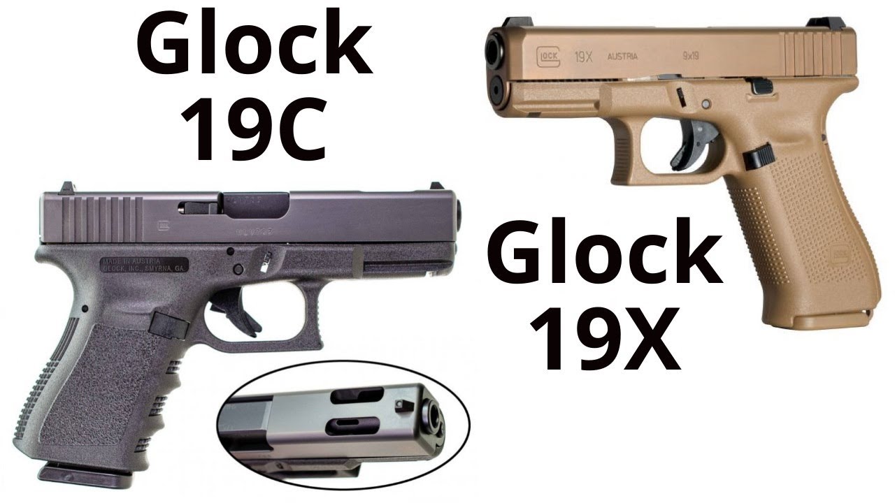Бок о бок: Glock 19C и Glock 19X