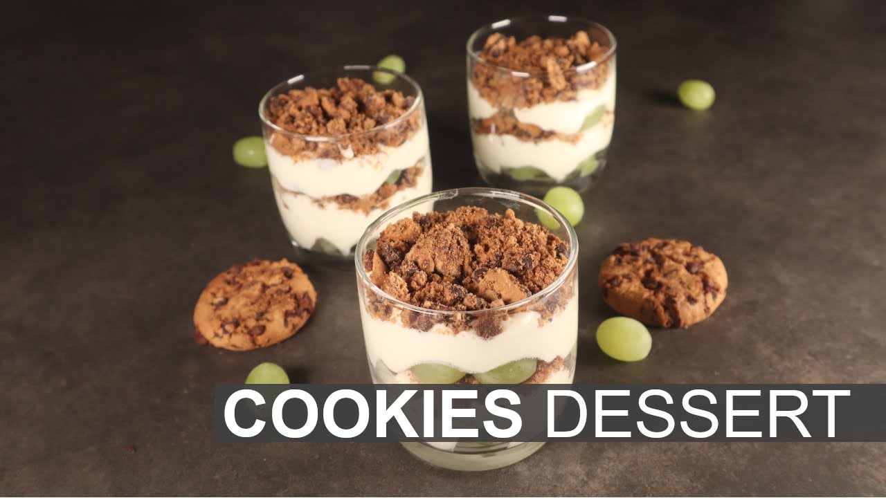 Cookie Trauben Dessert - Nachtisch - (Rezept)
