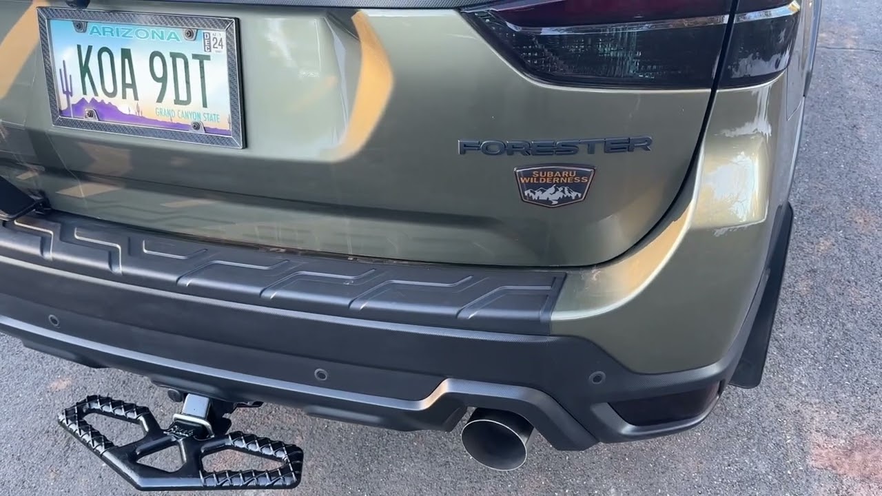 2024 Subaru Forester Wilderness Forsty Nameless Helmholtz Muffler Sounds at idle and walk around