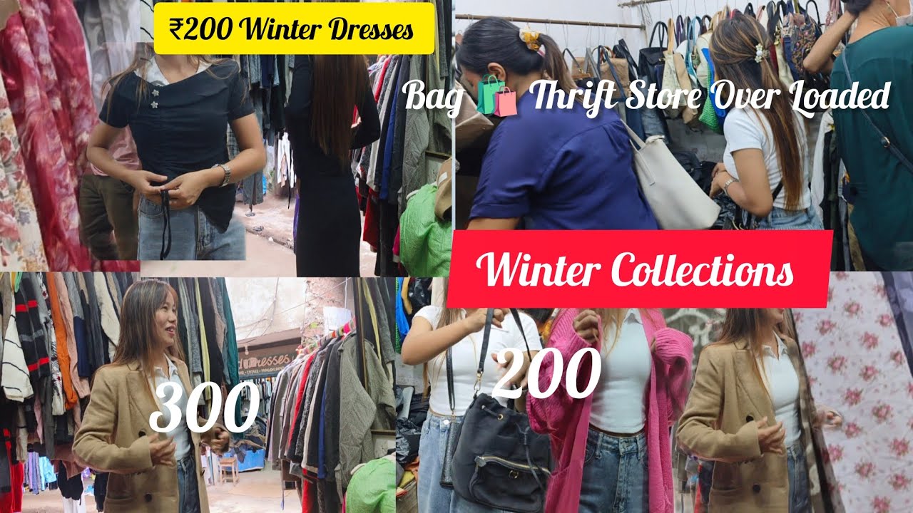 Winter Shopping At Dimapur Market || Second Hand Clothes 🛍️//Winter Dresses Winter Collections