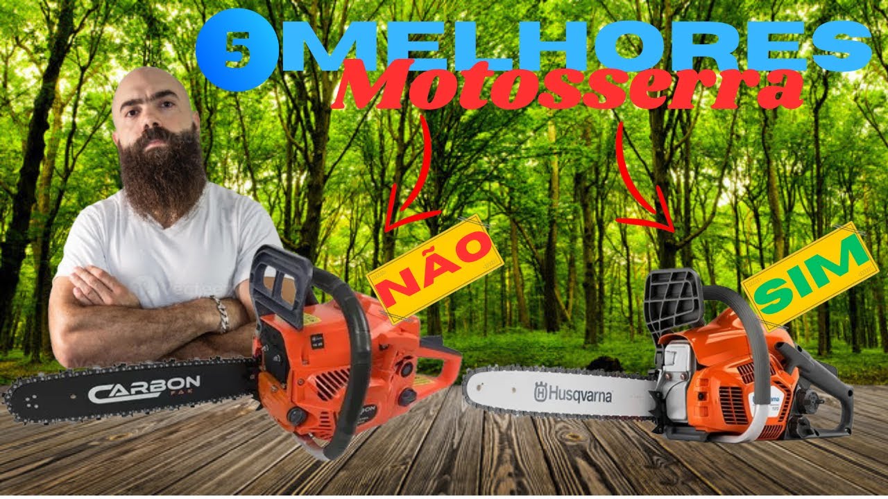 TOP 5 MELHORES MOTOSSERRAS DE 2025!!