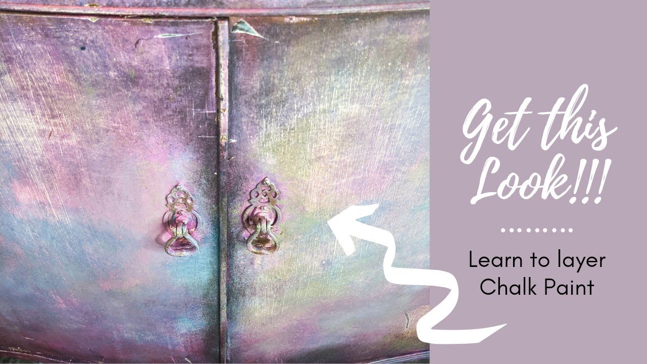 My Crazy Creative Process - How I Layered Chalk Mineral Paints for a Rustic Bold Finish