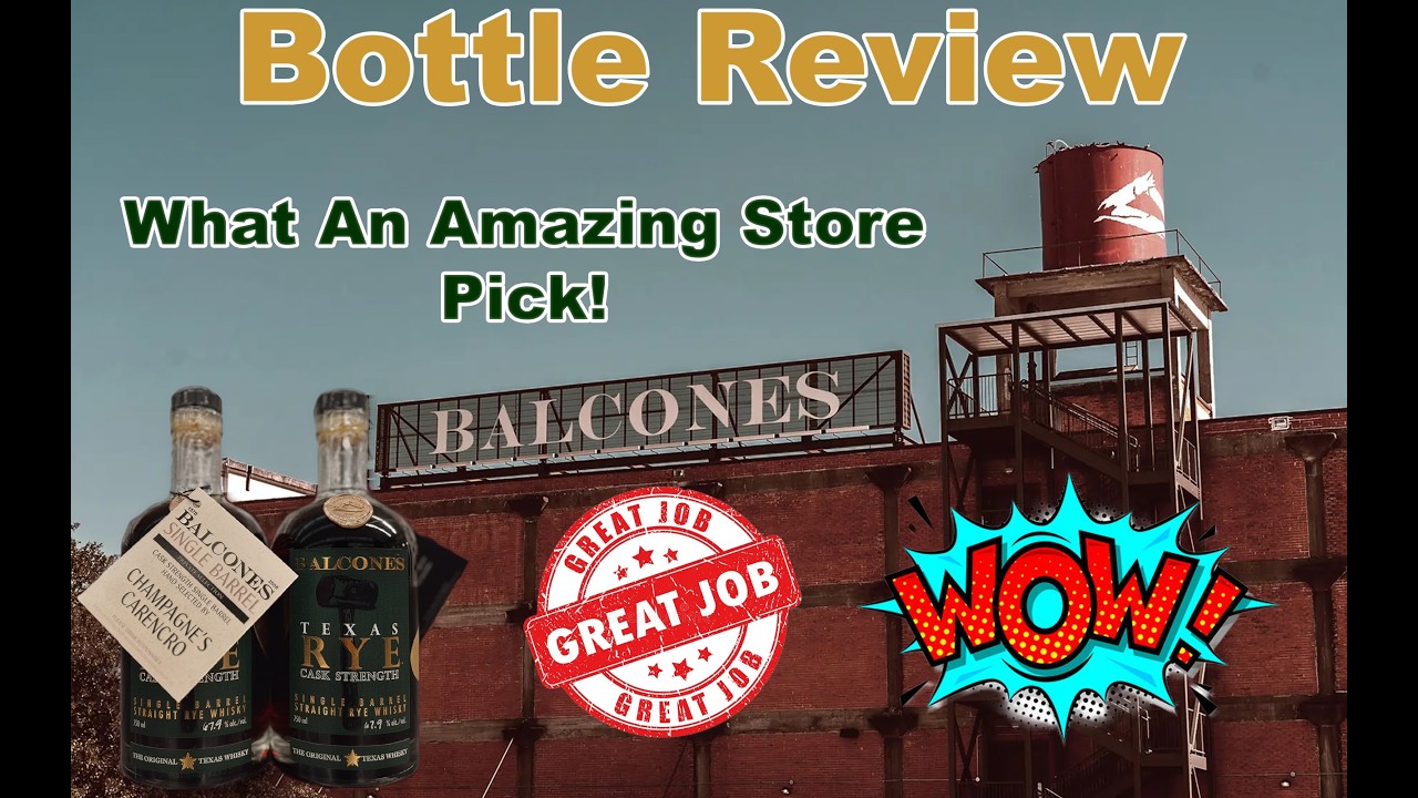 Texas Heat in a Glass! 🔥 Balcones Cask Strength Rye Review | 135.8 Proof Whiskey