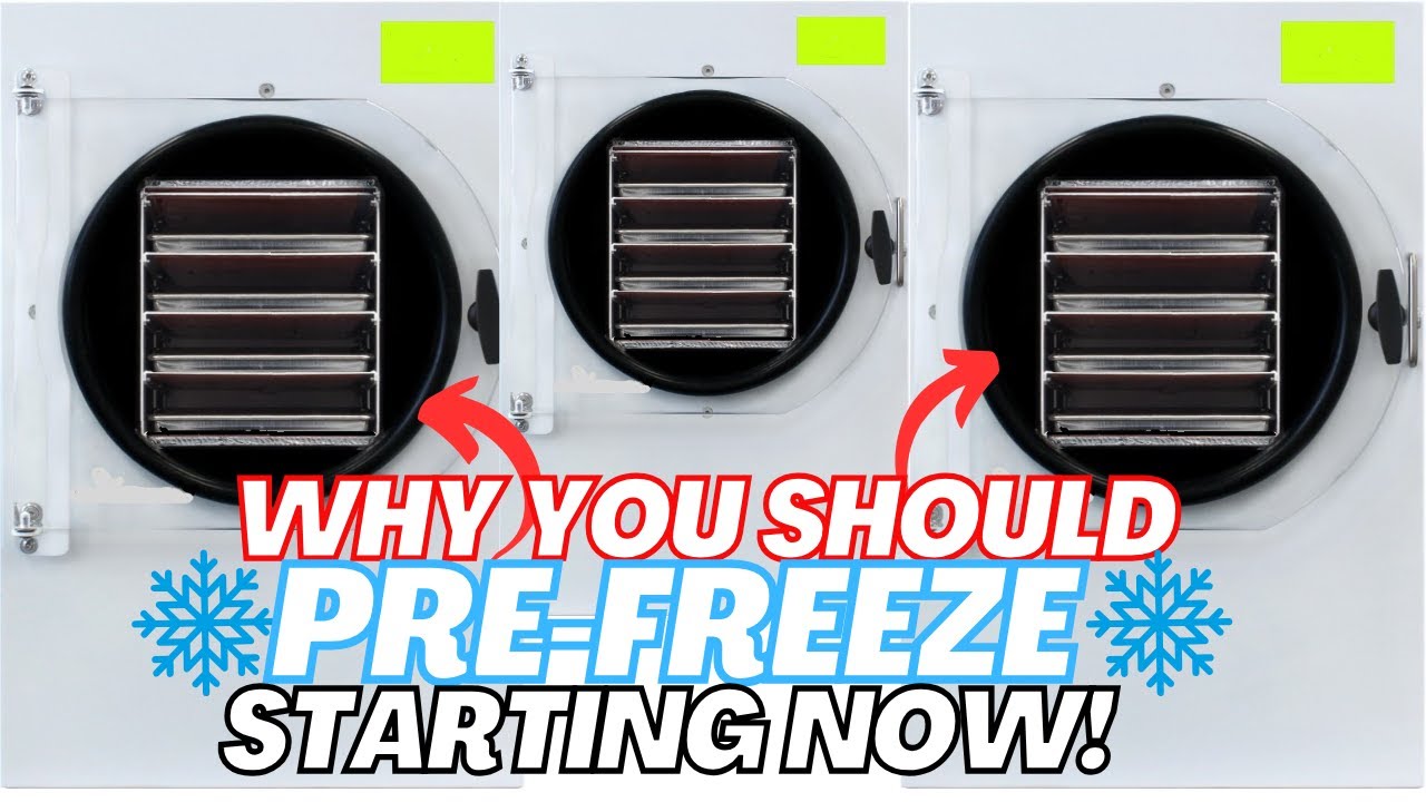 Why You Should Pre-Freeze BEFORE Freeze Drying!