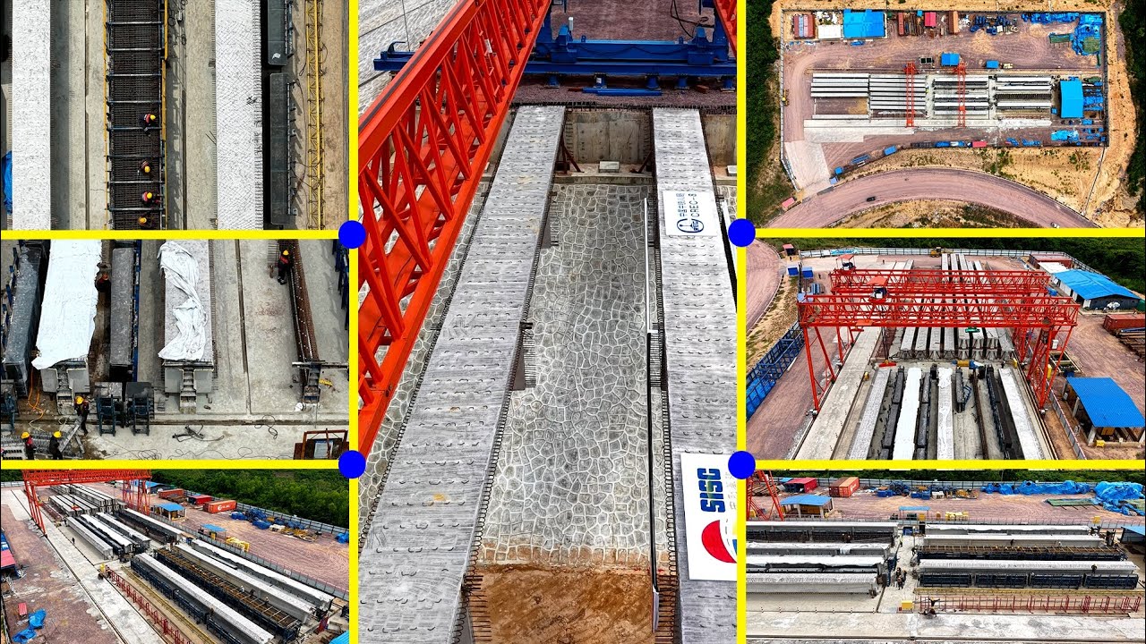 🚧💥 ROCADE SUD-OUEST : Voici l'usine qui fabrique les poutres de 80 TONNES, 30M de long & 2M de haut
