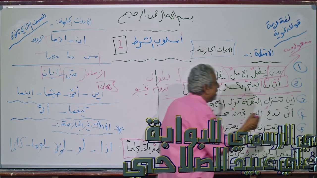 لغة عربية | اسلوب الشرط 2 | ثاني ثانوي