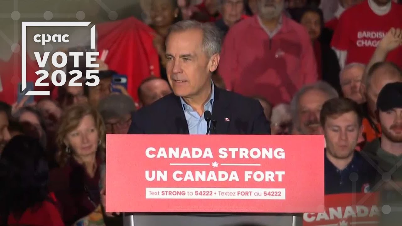 Liberal Leader Mark Carney holds a rally in Kitchener, Ont. – March 26, 2025