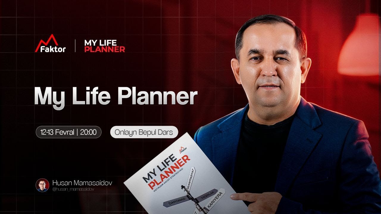 1–Kun | My Life Planner | Husan Mamasaidov